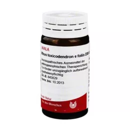 RHUS TOXICODENDRON E foliis D 30 bumbiņas, 20 g