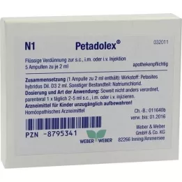 PETADOLEX Ampulas, 5X2 ml