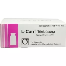 L-CARN Dzeramais šķīdums, 30X10 ml