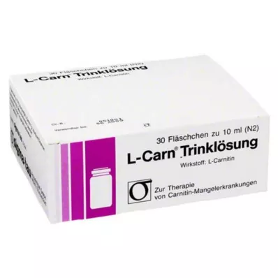 L-CARN Dzeramais šķīdums, 30X10 ml L-CARN Dzeramais šķīdums, 30X10 ml