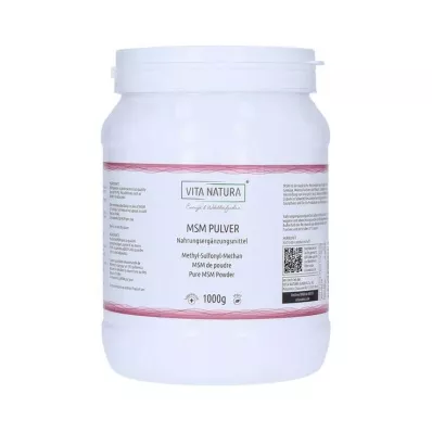 MSM PULVER Metilsulfonilmetāna pulveris, 1000 g