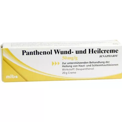 PANTHENOL Brūču un brūču dziedinošais krēms Jenapharm, 20 g PANTHENOL Brūču un brūču dziedinošais krēms Jenapharm, 20 g