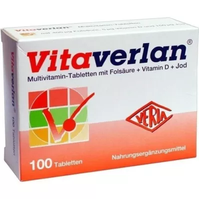 VITAVERLAN Tabletes, 100 gab