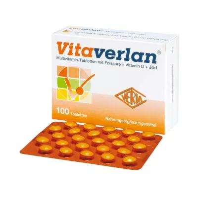 Vitaverlan tabletes, 100 gab