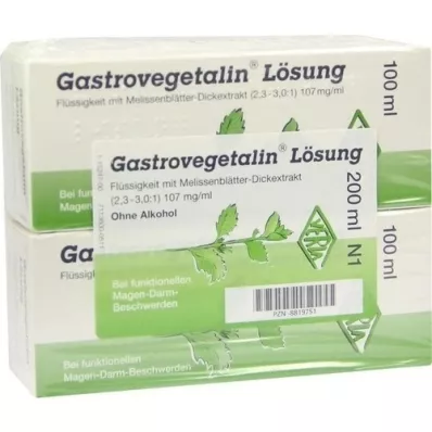 GASTROVEGETALIN Šķīdums, 200 ml