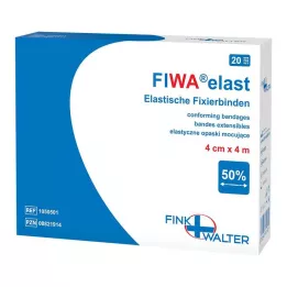 FIXIERBINDE elastīga gumija 4 cmx4 m vaļēja, 1X20 gab