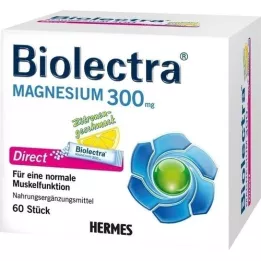 BIOLECTRA Magnijs 300 mg Direct Lemon Sticks, 60 gab