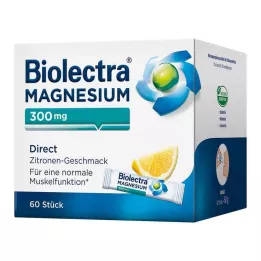 BIOLECTRA Magnijs 300 mg Direct Lemon Sticks, 60 gab