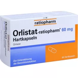 ORLISTAT-ratiopharm 60 mg cietās kapsulas, 84 gab