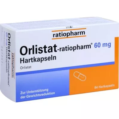 ORLISTAT-ratiopharm 60 mg cietās kapsulas, 84 gab