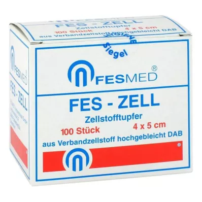 Celulozes tampons Fes Zell 4x5, 100 gab