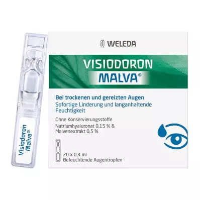 Visiodoron Malva acu pilieni monodevās, 20X0,4 ml Visiodoron Malva acu pilieni monodevās, 20X0,4 ml