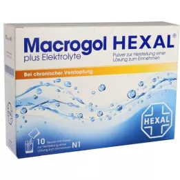 MACROGOL HEXAL plus elektrolīti Plv.z.H.e.L.z.E., 10 gab