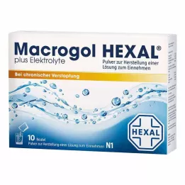 MACROGOL HEXAL plus elektrolīti Plv.z.H.e.L.z.E., 10 gab