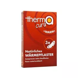 THERMACURA Siltie plāksteri, 3 gab