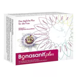 BONASANIT plus 60 kapsulas/60 grauzdēšanas tabletes kombinētā iepakojumā, 1 gab