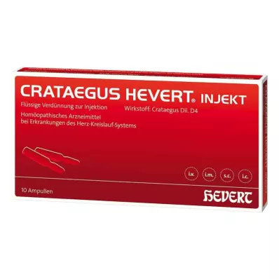CRATAEGUS HEVERT injekciju ampulas, 10 gab