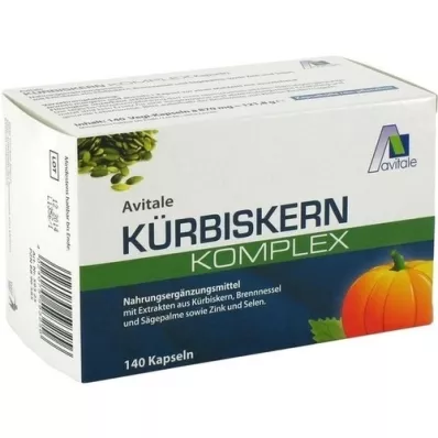 KÜRBISKERN KOMPLEX Kapsulas, 140 kapsulas