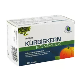 KÜRBISKERN KOMPLEX Kapsulas, 140 kapsulas