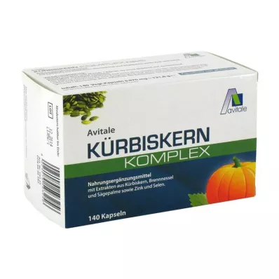 KÜRBISKERN KOMPLEX Kapsulas, 140 kapsulas
