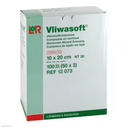 VLIWASOFT Neaustie kompresi 10x20 cm sterili 6l, 50X2 gab