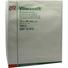 VLIWASOFT Neaustas kompreses 10x20 cm nesterilas 6l, 100 gab