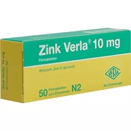 ZINK VERLA 10 mg apvalkotās tabletes, 50 gab