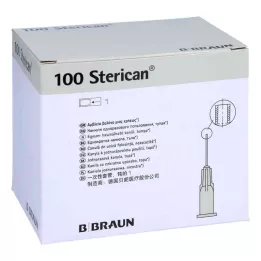 Sterican kanulas 27 G 0,4x25 mm neasas (100 gab.)