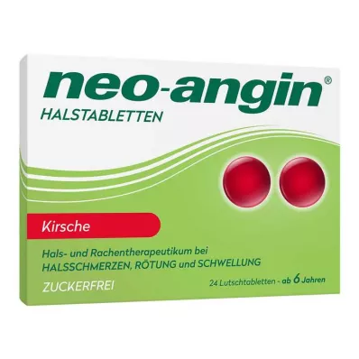 NEO-ANGIN Rūgtās pastilas ķiršu, 24 gab NEO-ANGIN Rūgtās pastilas ķiršu, 24 gab