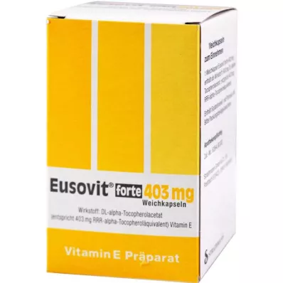 EUSOVIT forte 403 mg mīkstās kapsulas, 50 gab EUSOVIT forte 403 mg mīkstās kapsulas, 50 gab