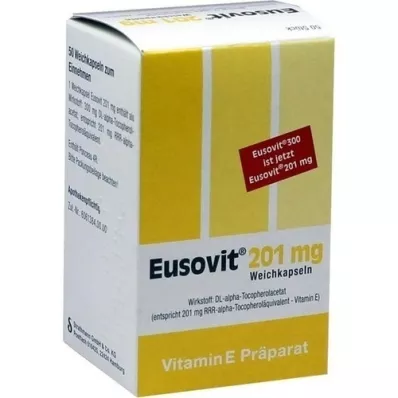 EUSOVIT 201 mg mīkstās kapsulas, 50 gab