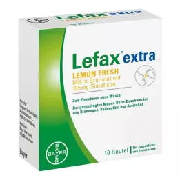LEFAX papildus Lemon Fresh mikrogranulas, 16 gab
