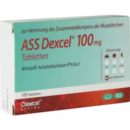 ASS Dexcel 100 mg tabletes, 100 gab
