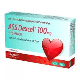 ASS Dexcel 100 mg tabletes, 100 gab