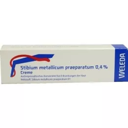 STIBIUM METALLICUM PRAEPARATUM 0,4% krēms, 25 g