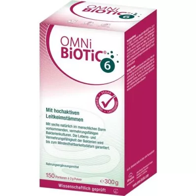 OMNI BiOTiC 6 pulveris, 300 g