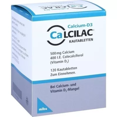 CALCILAC Košļājamās tabletes, 120 gab