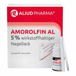 AMOROLFIN AL 5% aktīvās sastāvdaļas nagu laka, 3 ml