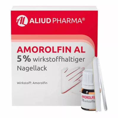 AMOROLFIN AL 5% aktīvās sastāvdaļas nagu laka, 5 ml AMOROLFIN AL 5% aktīvās sastāvdaļas nagu laka, 5 ml