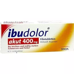 IBUDOLOR akūtas 400 mg apvalkotās tabletes, 10 gab