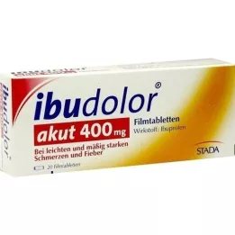 IBUDOLOR akūtas 400 mg apvalkotās tabletes, 20 gab