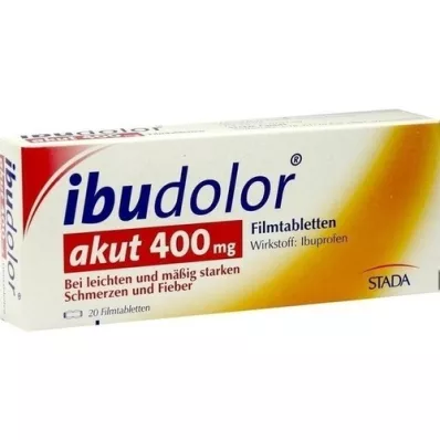 IBUDOLOR akūtas 400 mg apvalkotās tabletes, 20 gab