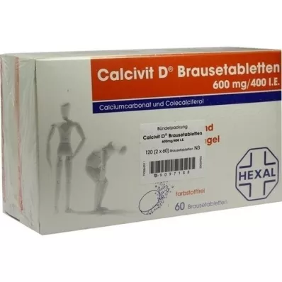 CALCIVIT D Efektīvās tabletes, 120 kapsulas