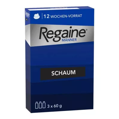 REGAINE Vīriešu putas 50 mg/g, 3X60 ml REGAINE Vīriešu putas 50 mg/g, 3X60 ml