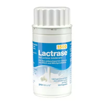 LACTRASE 1500 FCC kapsulas, 100 gab
