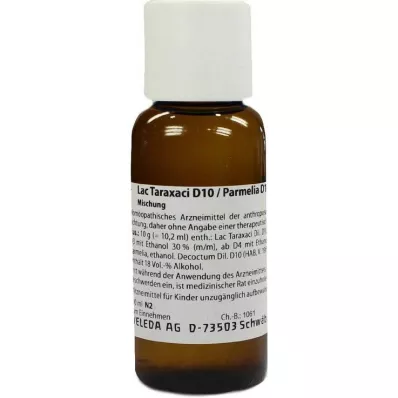 Lac Taraxaci D10 / Parmelia D10 aa atšķaidīšana, 100 ml