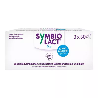 SYMBIOLACT tīrs uztura bagātinātāju pulveris, 3X30 g SYMBIOLACT tīrs uztura bagātinātāju pulveris, 3X30 g