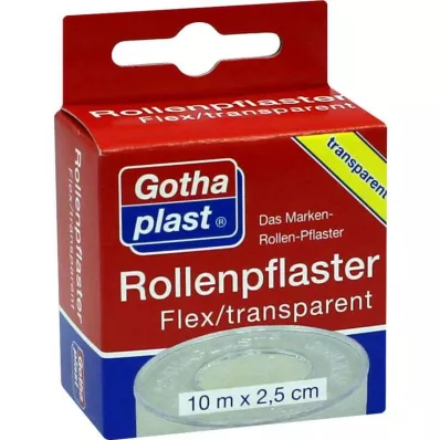 ROLLENPFLASTER Flex 2,5 cmx10 m trp.euro pakaramais, 1 gab ROLLENPFLASTER Flex 2,5 cmx10 m trp.euro pakaramais, 1 gab