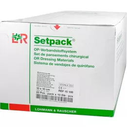 MULLKOMPRESSEN 10x10 cm sterili 12x RK, 20X10 gab
