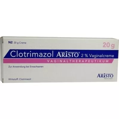 CLOTRIMAZOL ARISTO 2% vaginālais krēms + 3 aplikācijas, 20 g